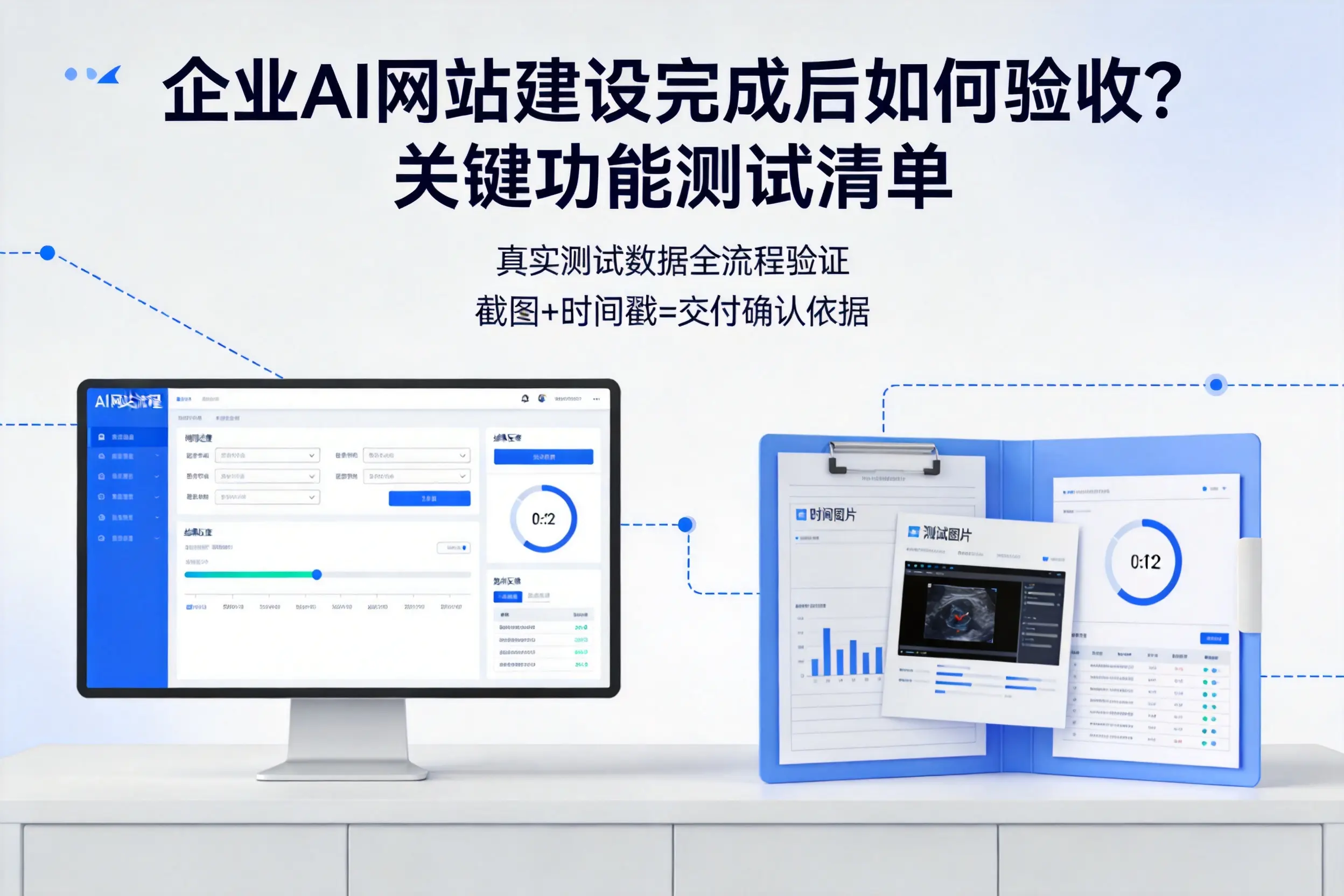 西安企业AI网站建设完成后如何验收？关键功能测试清单