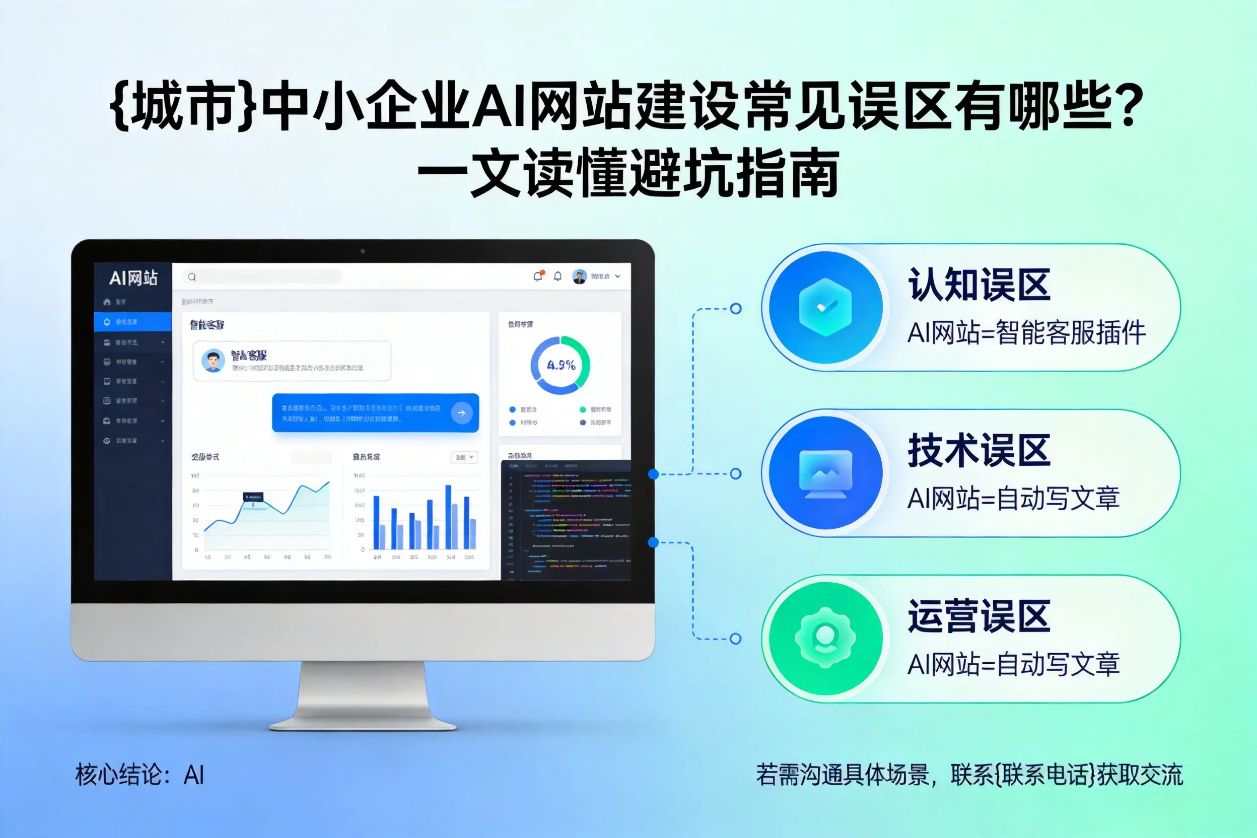 西安中小企业AI网站建设常见误区有哪些?一文读懂避坑指南