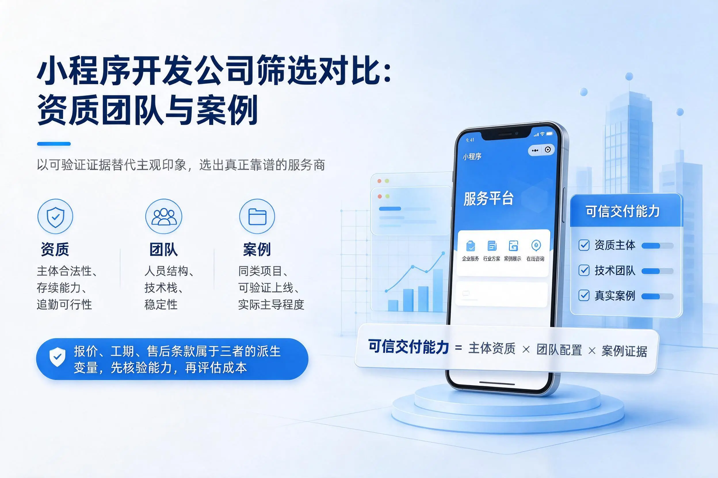 西安小程序开发公司筛选对比:资质团队与案例