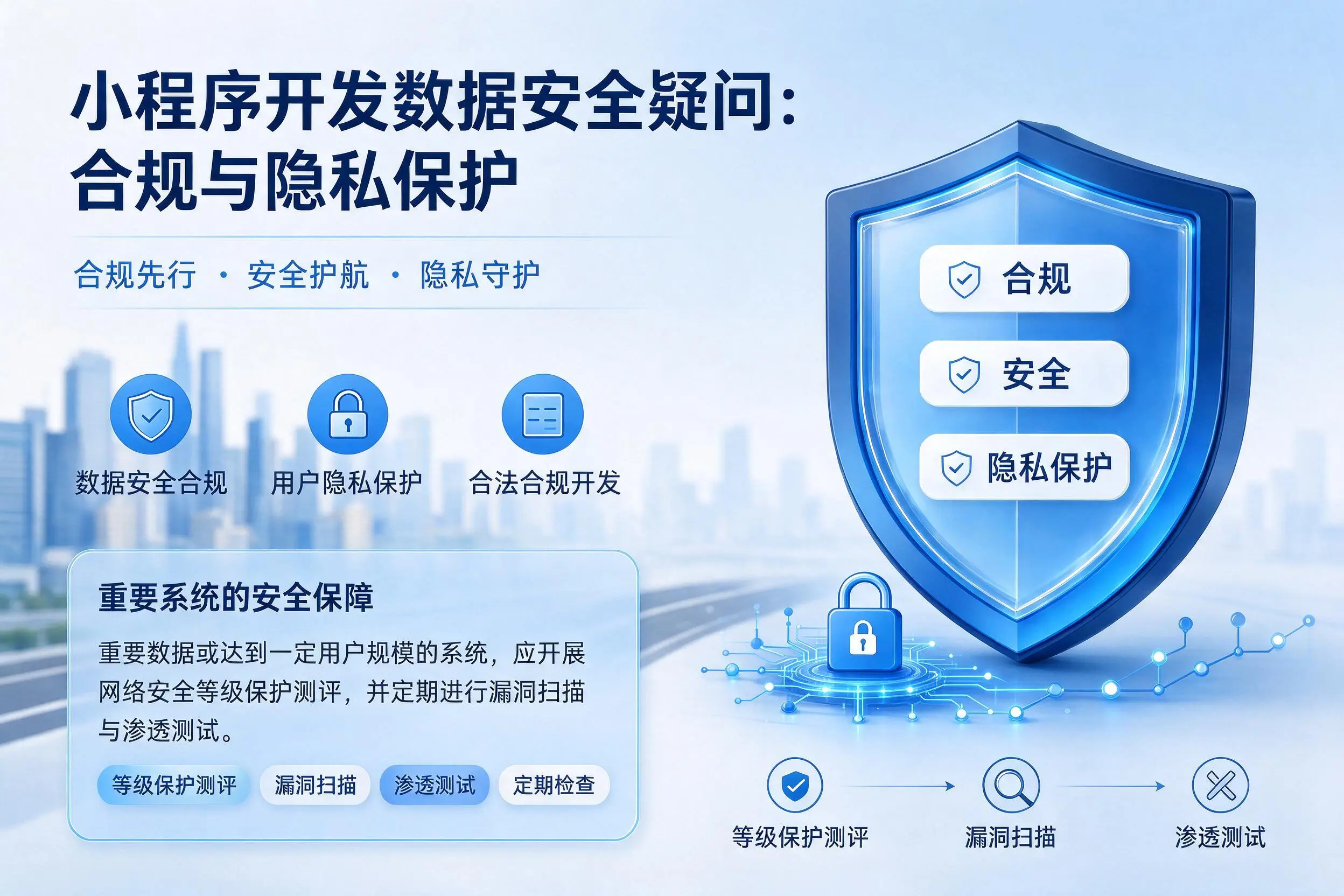 西安小程序开发数据安全疑问：合规与隐私保护