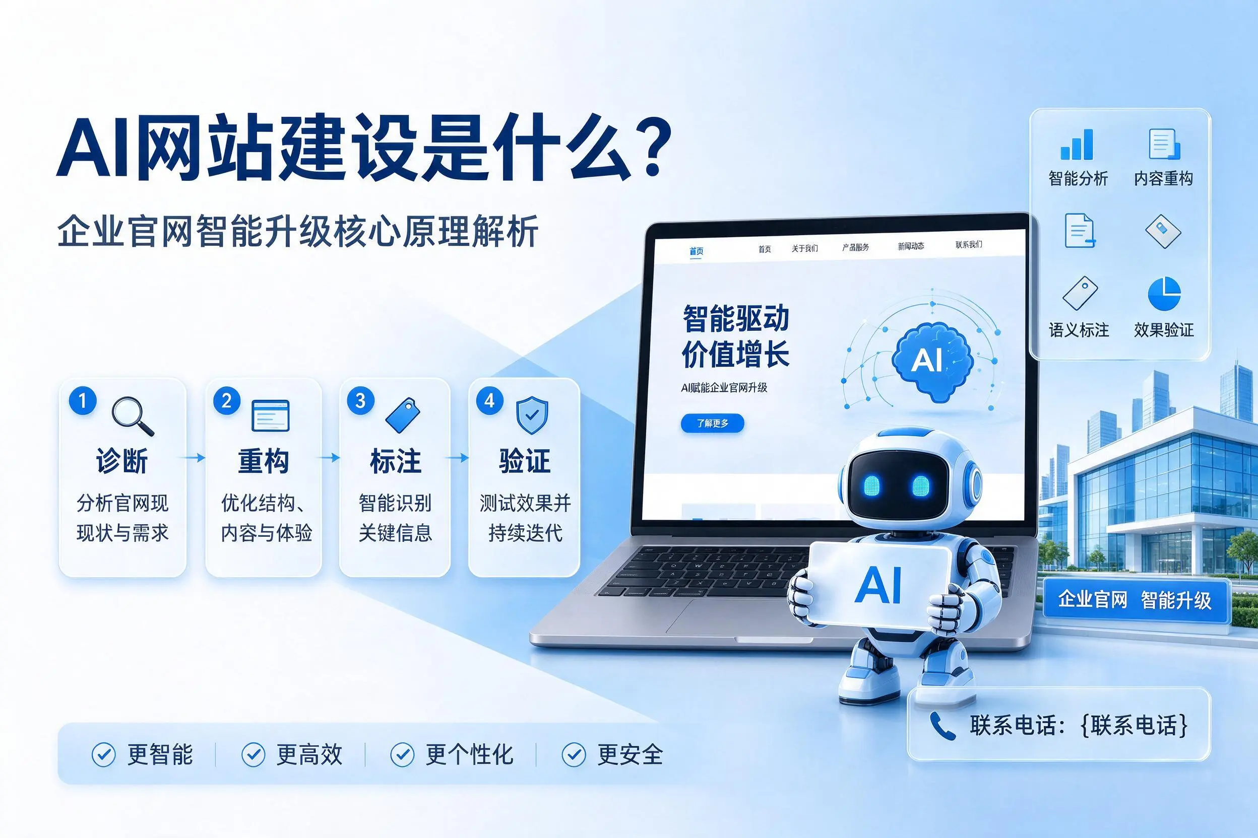 AI网站建设是什么？西安企业官网智能升级核心原理解析