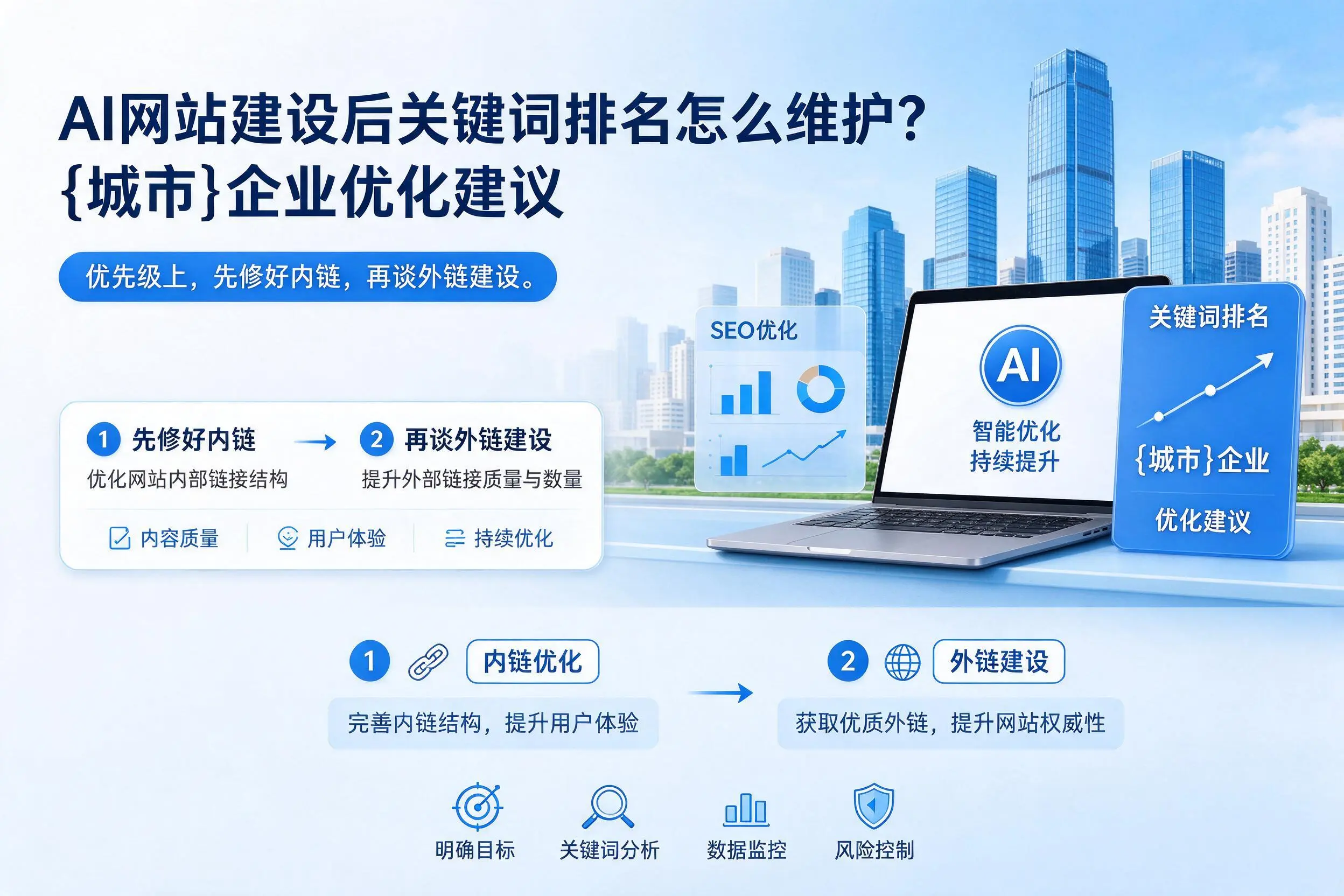 AI网站建设后关键词排名怎么维护?西安企业优化建议