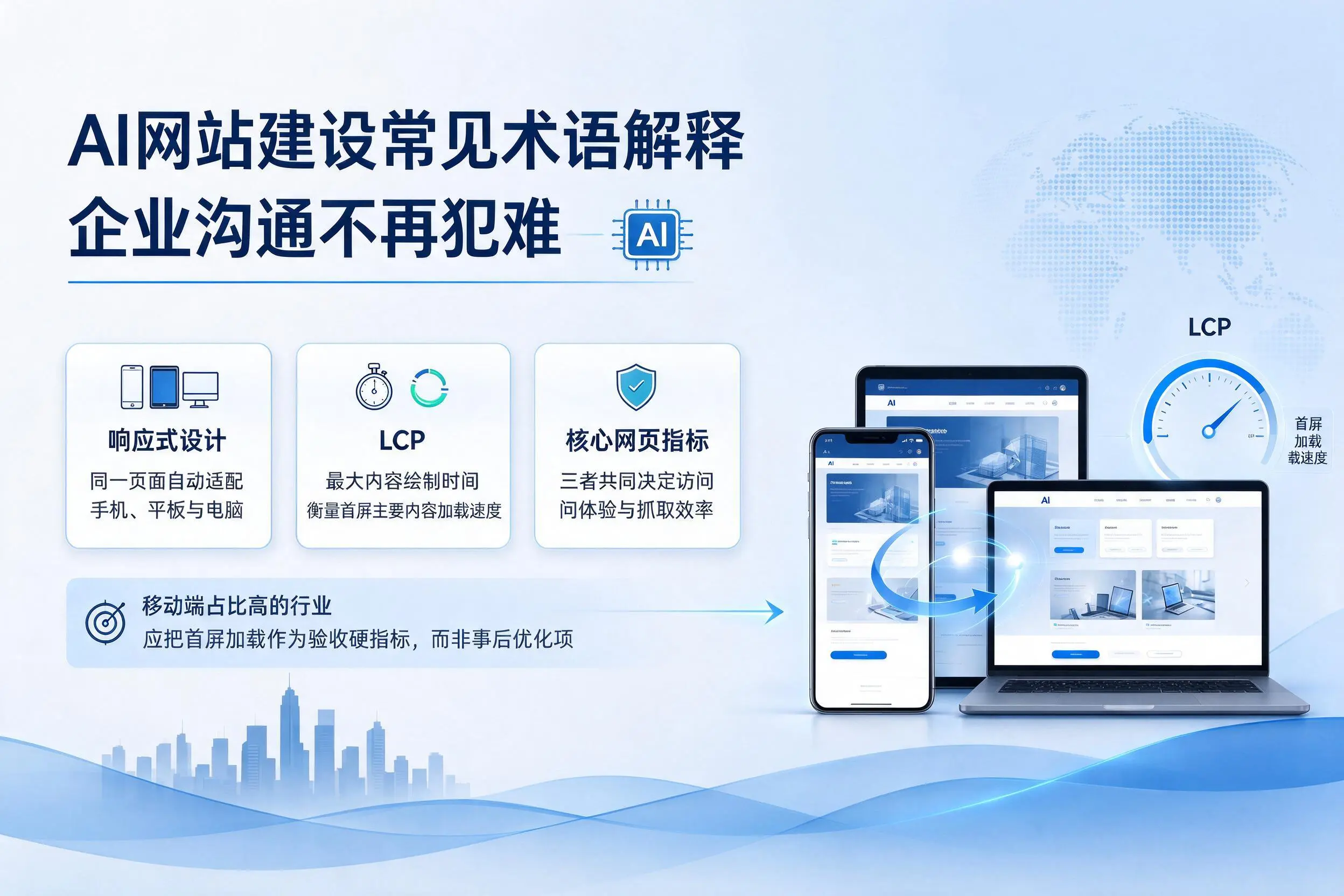 AI网站建设常见术语解释，西安企业沟通不再犯难
