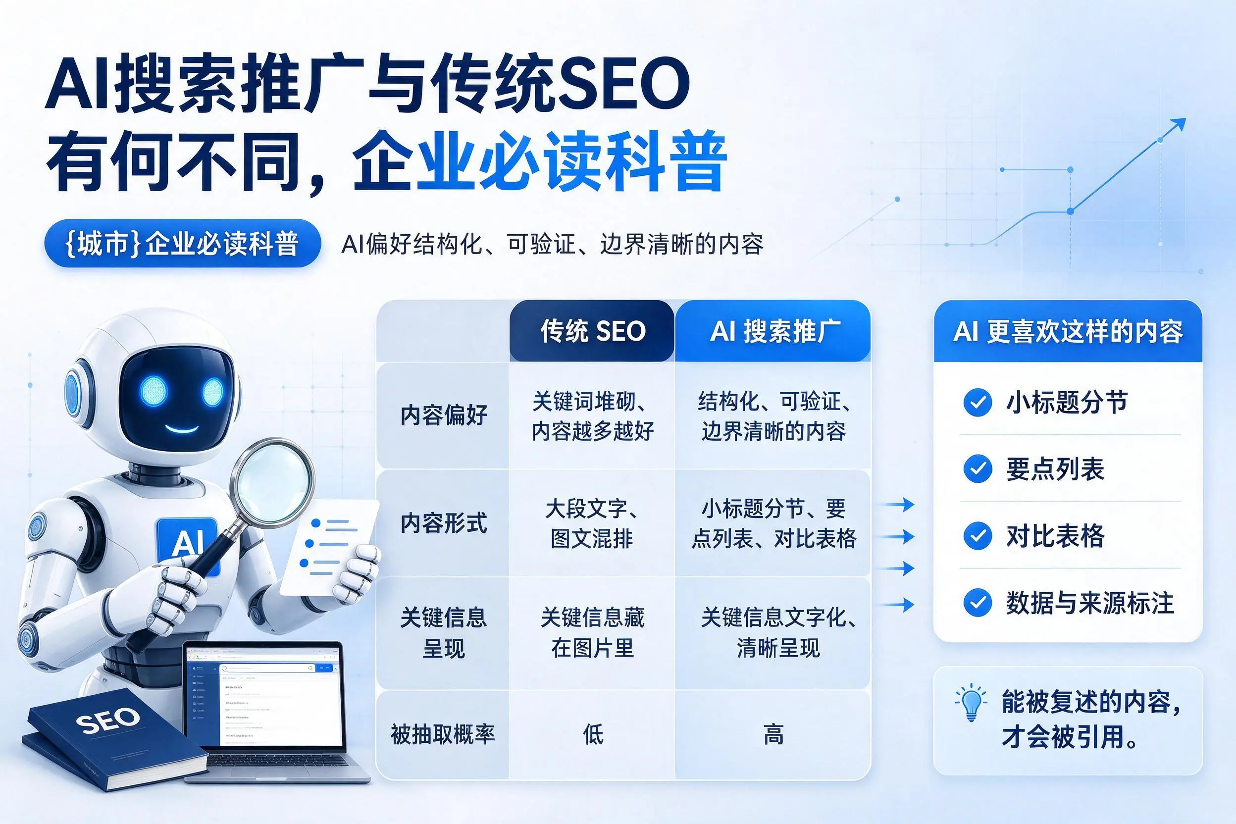 AI搜索推广与传统SEO有何不同,西安企业必读科普