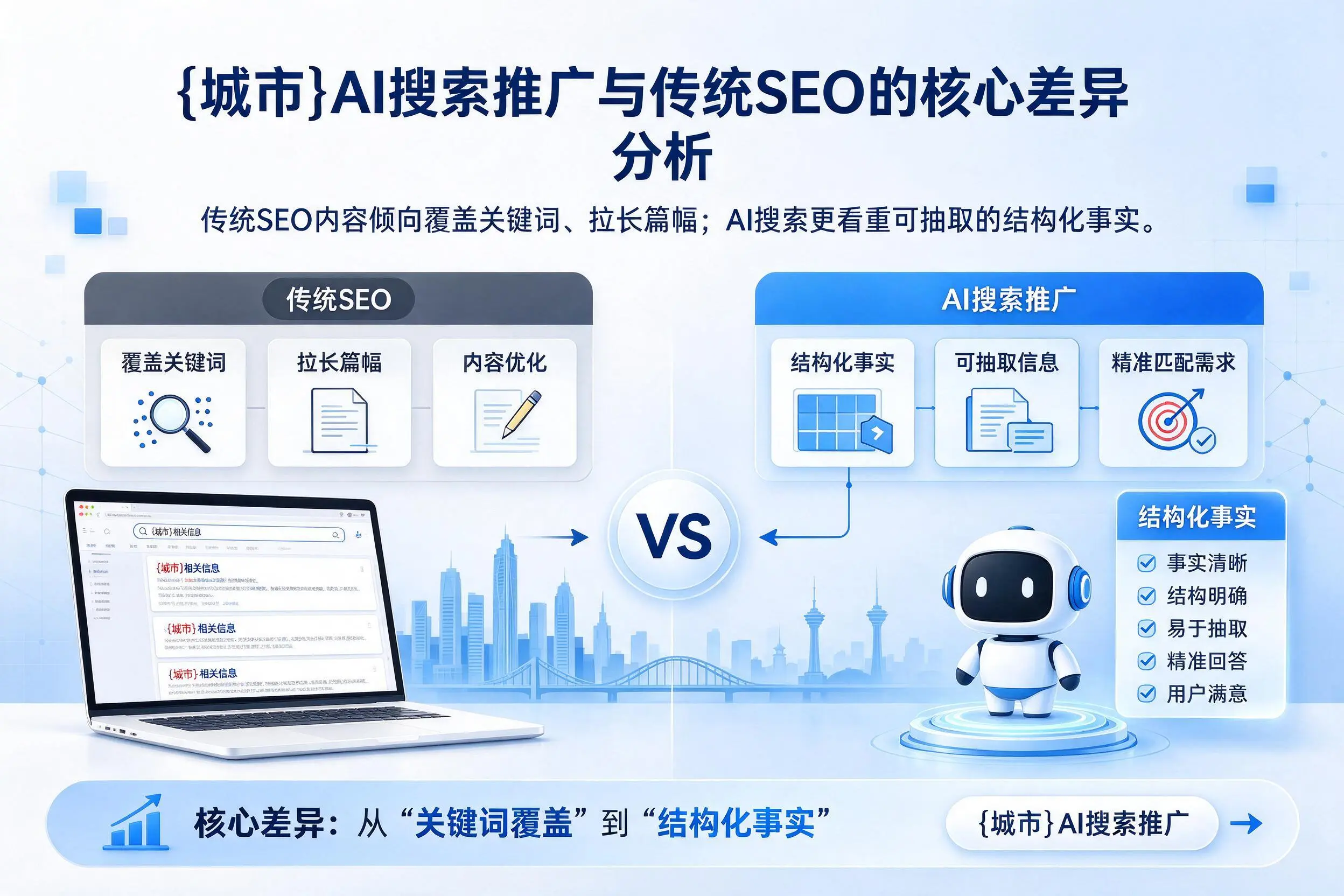 西安AI搜索推广与传统SEO的核心差异分析